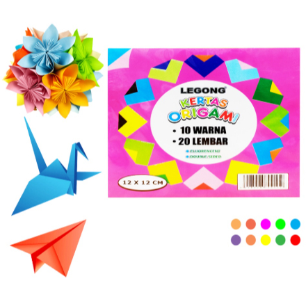 

KERTAS ORIGAMI LEGONG DF HANGER 10 WARNA