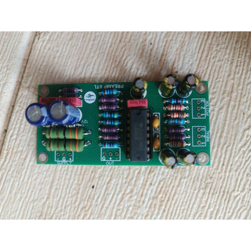 Filter BTL preamp btl