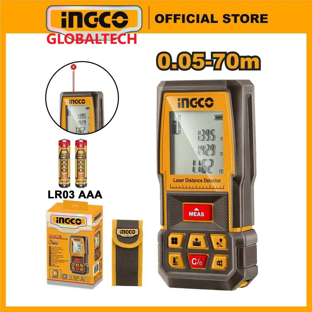 INGCO HLDD0708 METERAN LASER ELEKTRIK 70M LASER DISTANCE MEASURER LASER RANGE FINDER