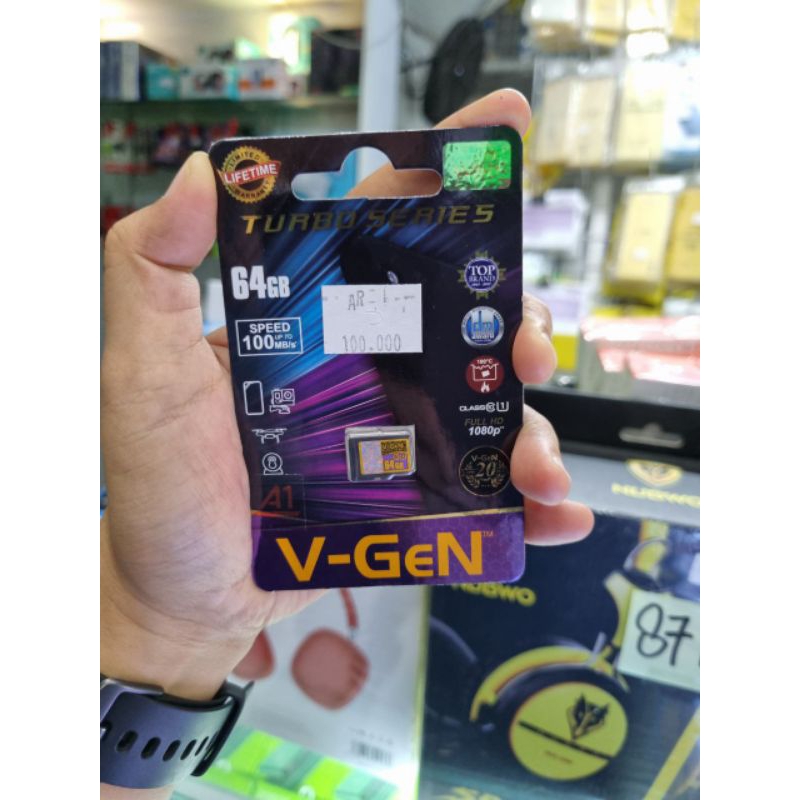 memory v-gen 64 GB turbo series class 10