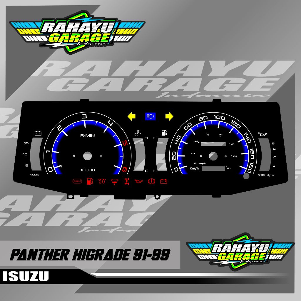 PAPAN SPEEDOMETER CUSTOM ISUZU PANTHER HIGRADE 91-99