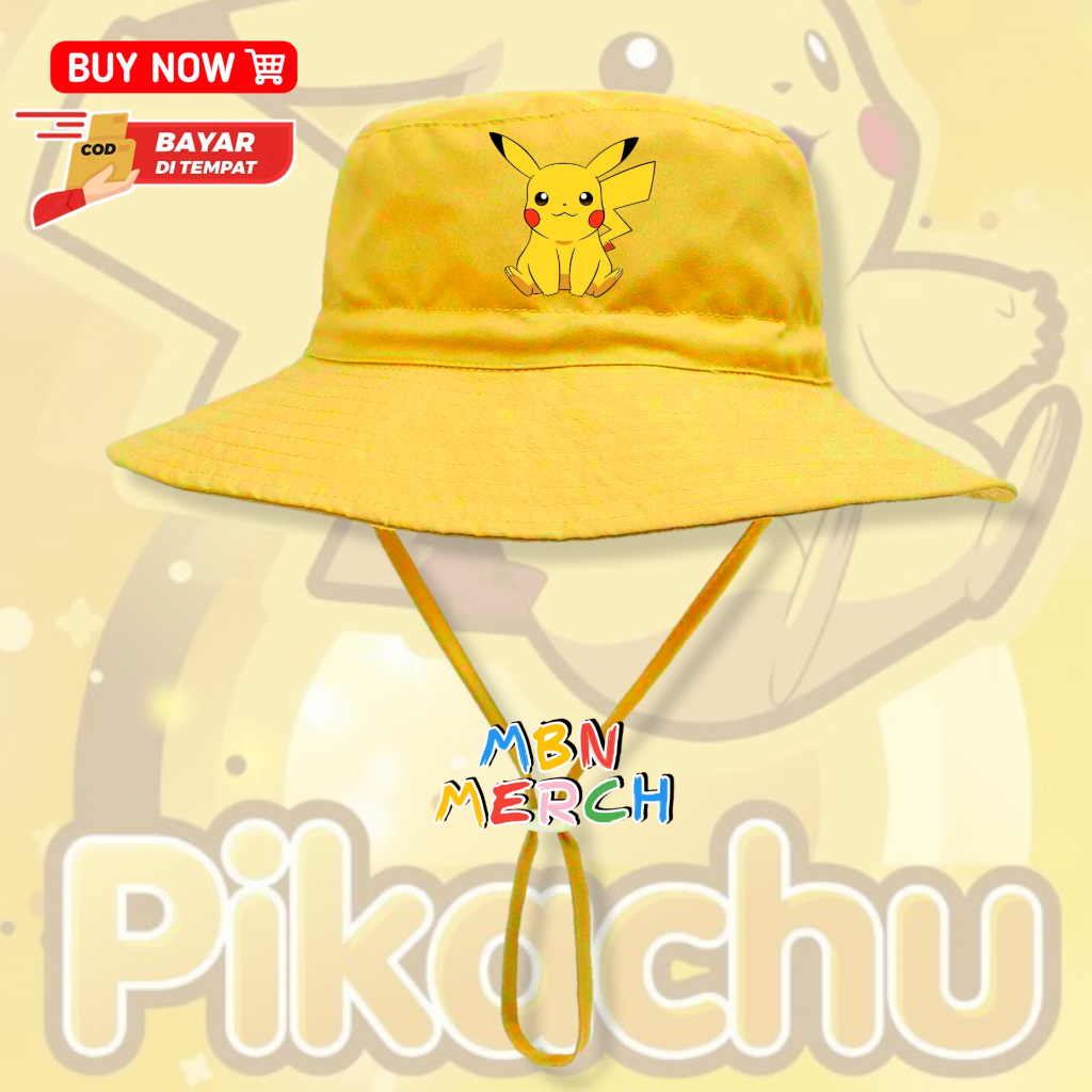 Topi Rimba Hat Anak Pokemon/Topi Pantai Pokemon