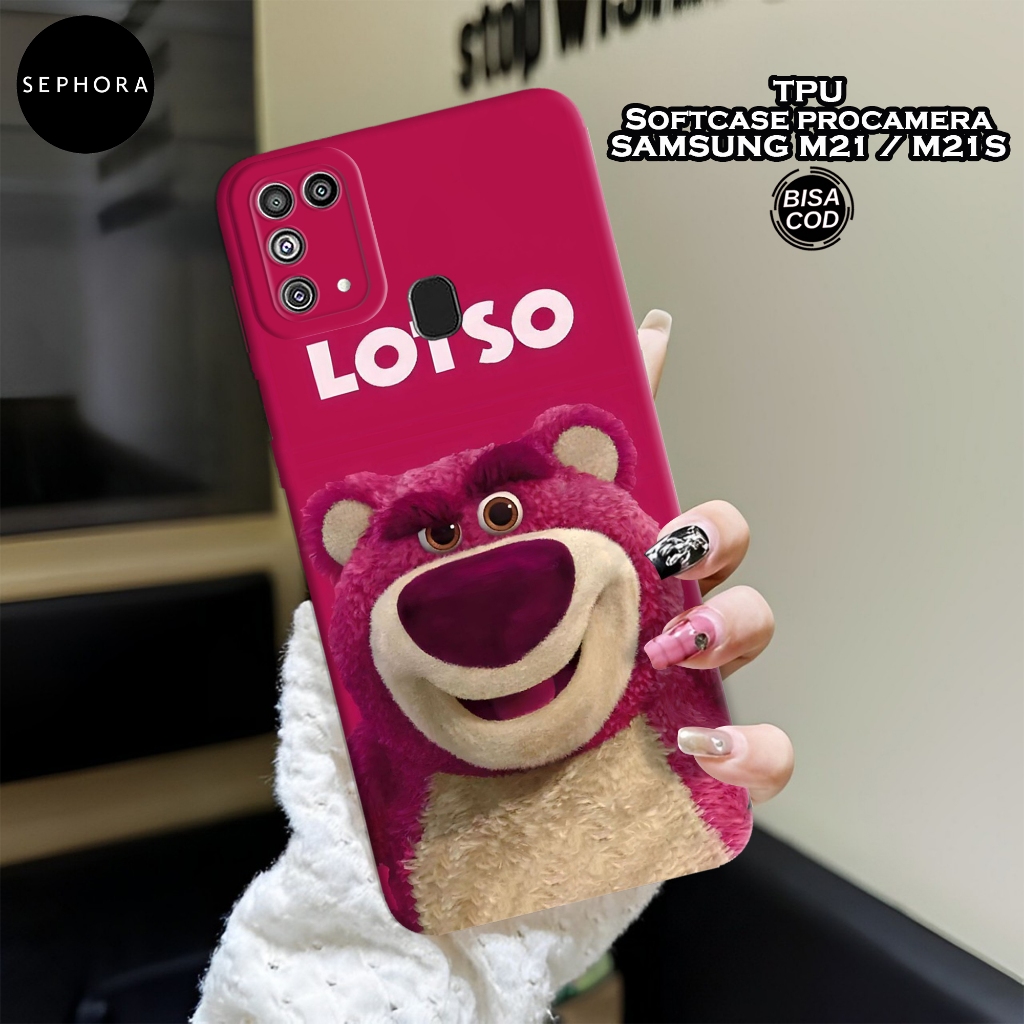 Case Samsung M21 / M21s Terbaru - Fashion Case Lotso - Softcase Samsung M21 / M21s - Case Pro Camera