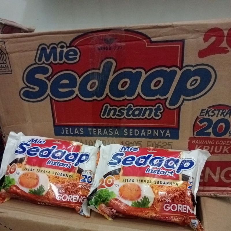 

mi sedaap goreng 1 karton