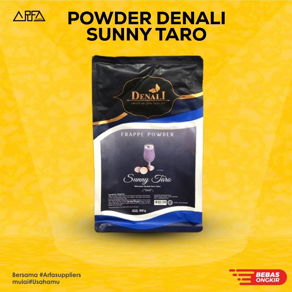 

Powder Denali Sunny Taro - Bubuk Minuman Premium Rasa Taro