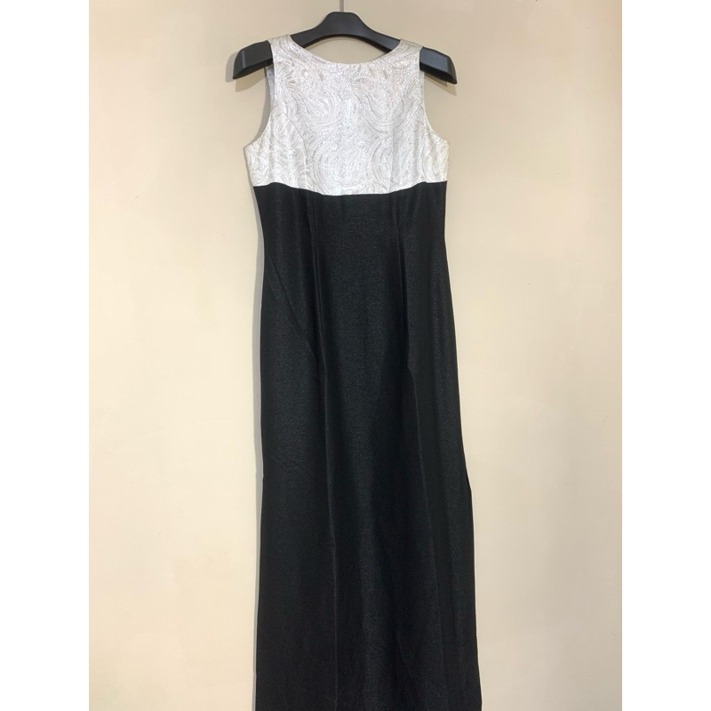 gaun hitam/dress hitam/gamis hitam/gamis/dres/gaun/preloved dres/preloved baju undangan/preloved dre