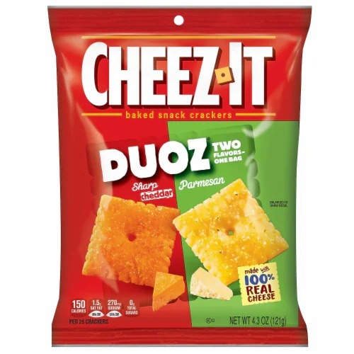 

Cheez it Duo Cheddar n Parmesan USA 4.3 oz