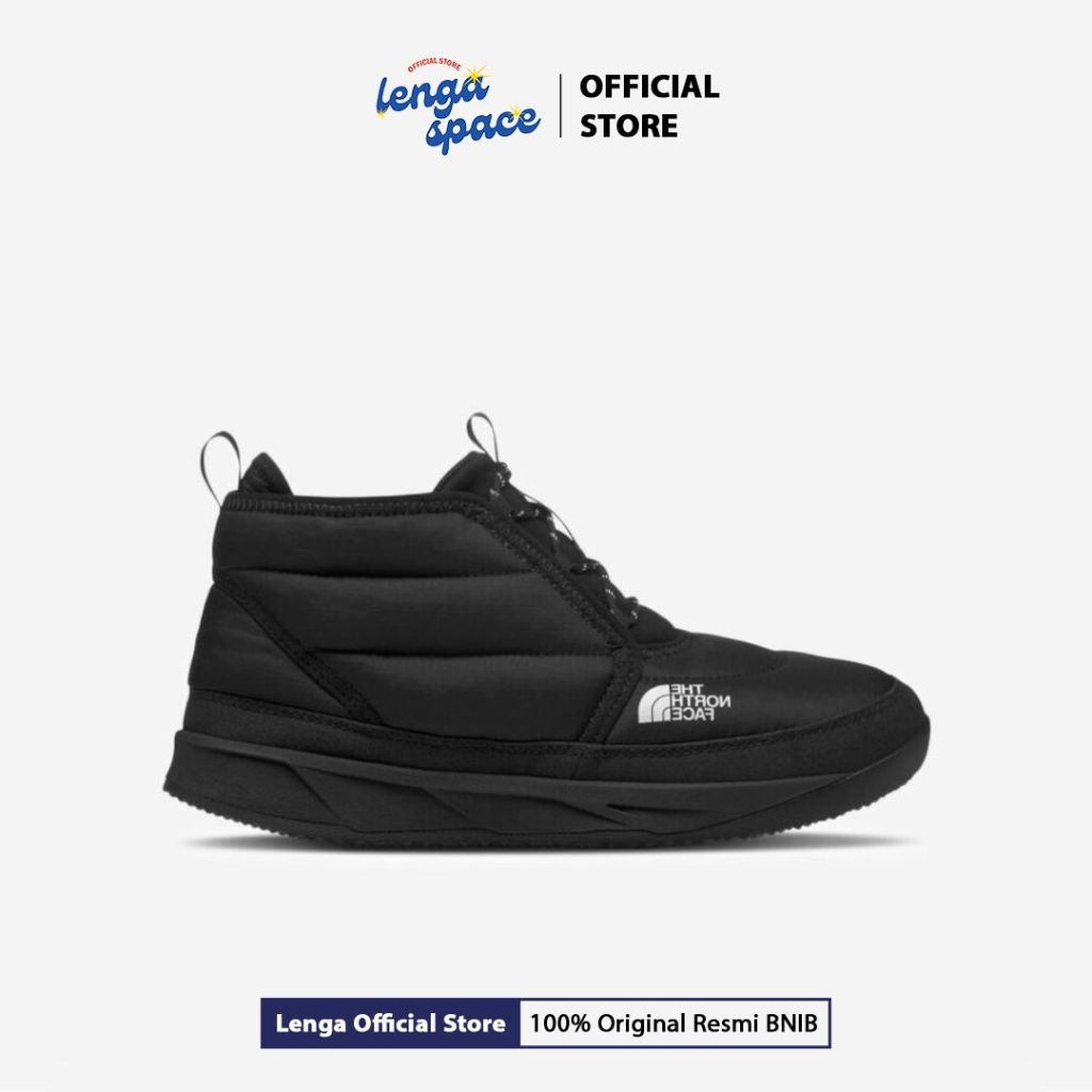Sepatu Winter Pria TNF Nuptse Chukka - Black (NF0A7W4O-KX7) ORIGINAL