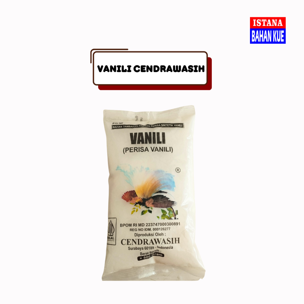 

CENDRAWASIH vanili bubuk 500gr | 250gr | 100 gr