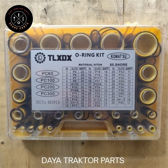 ORING BOX PC50UU-2 VIT O-RING KIT PC50UU-2 VIT ORING SET PC50UU-6 KOMATSU FKM