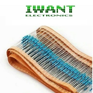 RESISTOR 1/4 WATT 1% 1 OHM 1.5 OHM 2.2 OHM 2.7 OHM 3.3 OHM 3.9 OHM 4.7 OHM 5.6 OHM 10 OHM 15 OHM 22 