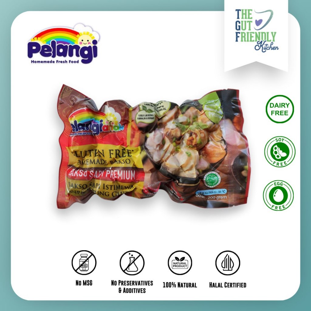 

PELANGI - Bakso Sapi Original Dairy Free, Soy Free, Egg Free, Halal Non MSG & Non Pengawet