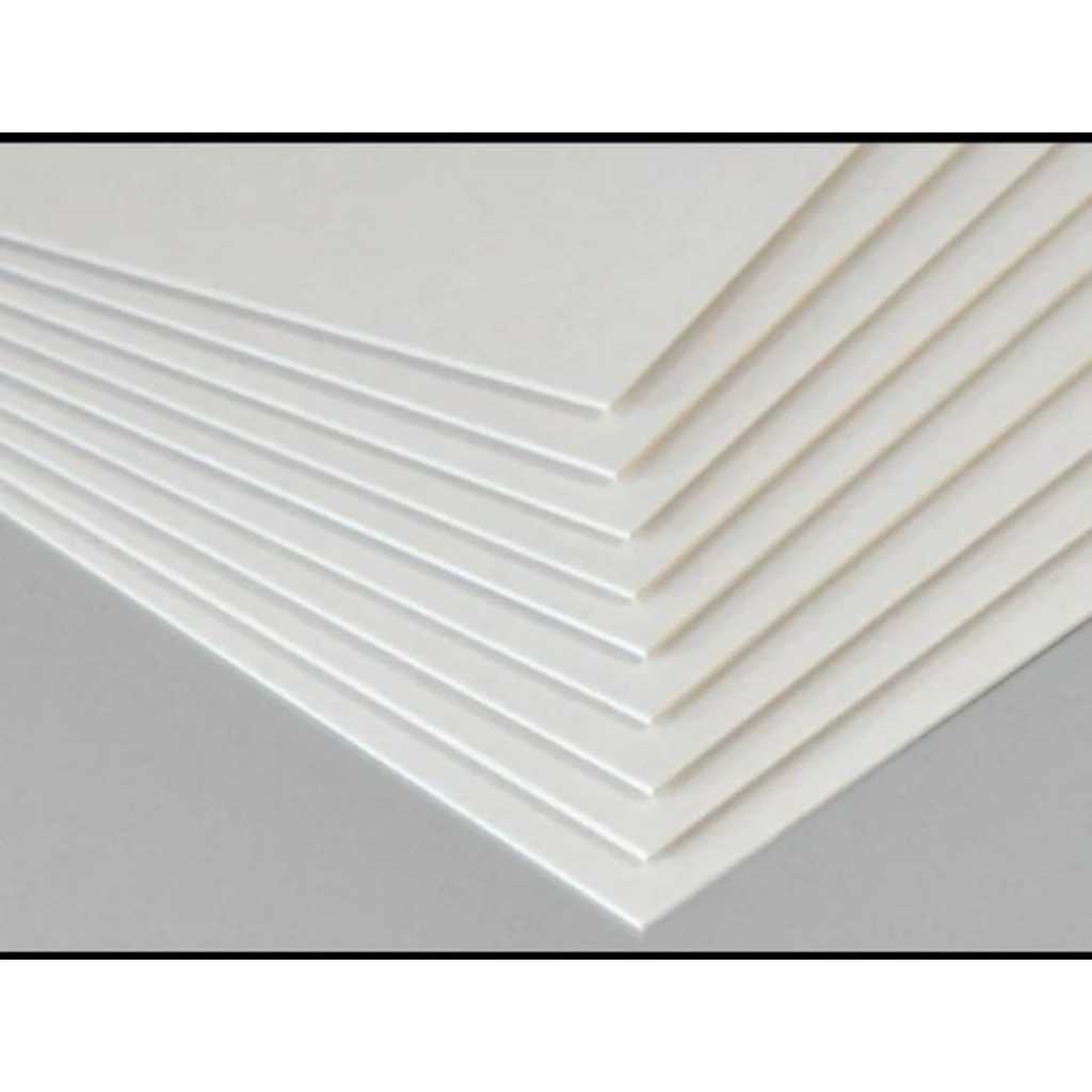 

karton birmat beermat A3 (42x30 cm ) tebal 1.5 mm bahan maket / alas gelas / pewangi mobil / prakaryaan board putih
