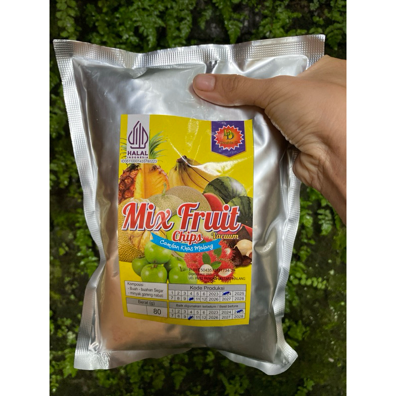 

Keripik Buah Rasa Mix Fruit Berat 80 Gram