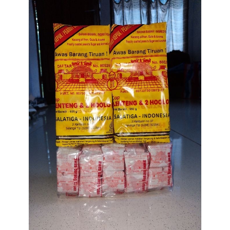 

Ting Ting kacang legendaris, ENTING isi 5bks 50 pcs CAP KLENTENG DAN 2 HOOLO asli Salatiga sejak 1929