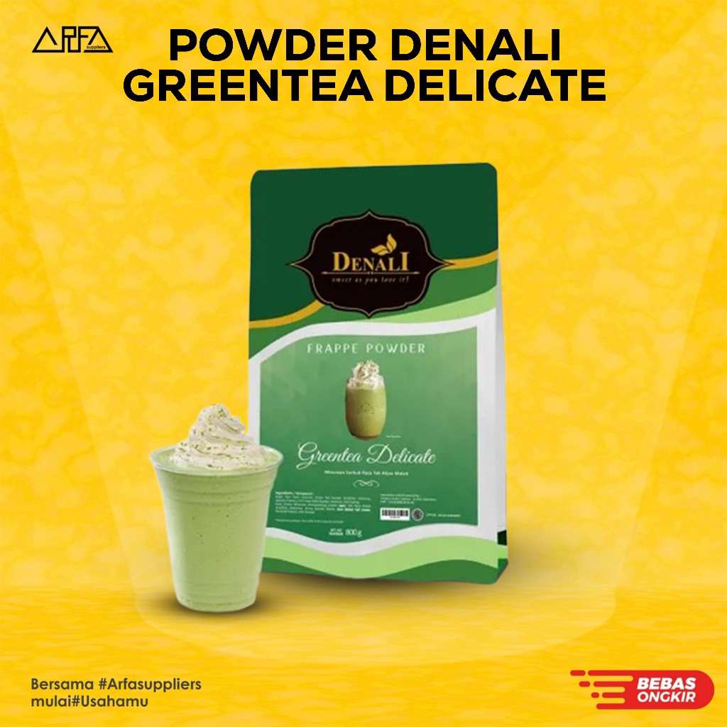 

Powder Denali Greentea Delicate - Bubuk Minuman Premium Rasa Greentea