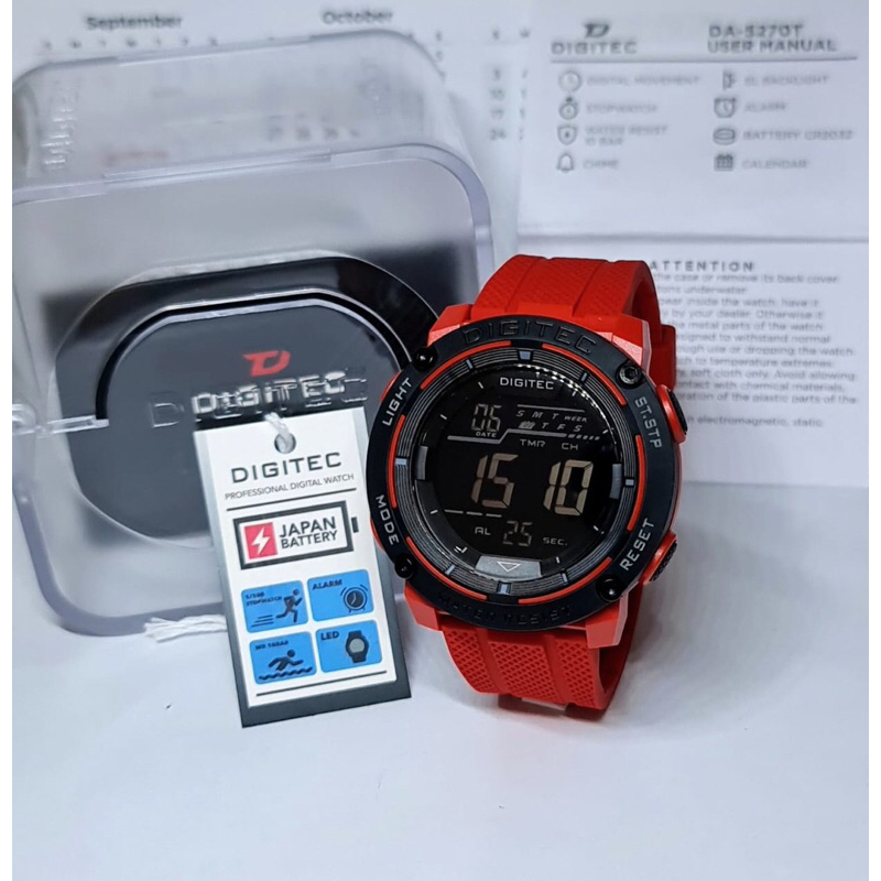 Jam Tangan Pria DIGITEC Digital DG-5270T