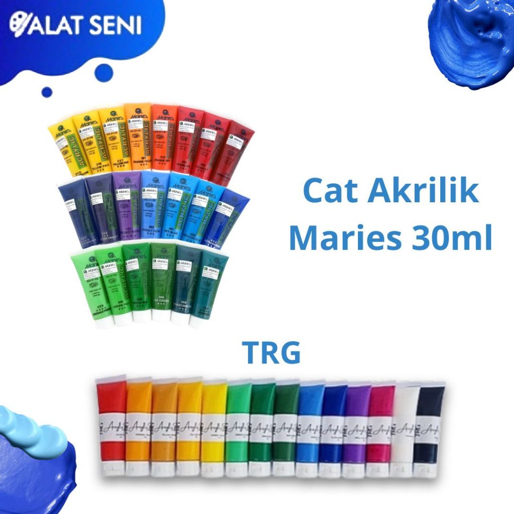 

Cat Akrilik 30ml / Cat Akrilik Maries / Maries Acrylic Colour 30ml / Cat Acrylic Maries / Cat akrilik TRG