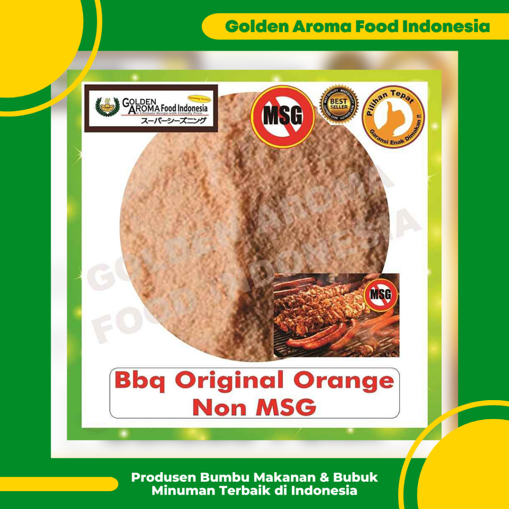

Bumbu Tabur Rasa BBQ Original (Orange) Non MSG, Jual Bubuk Tabur BBQ Original (Orange) Non MSG Murah