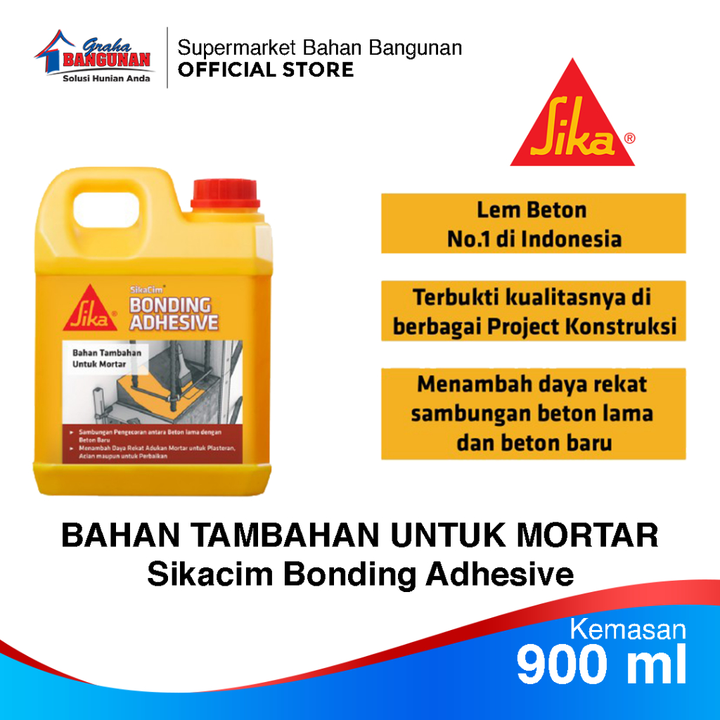 Bonding Agent / Lem Beton / Sikacim Bonding Adhesive
