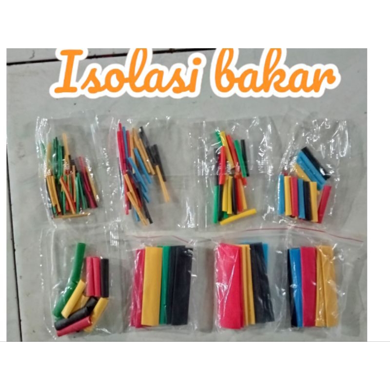 0PEACH - Heat Shrink  isolasi Kabel Bakar Konektor Penyambung Kabel Isolasi Bakar / Selongsong Bakar