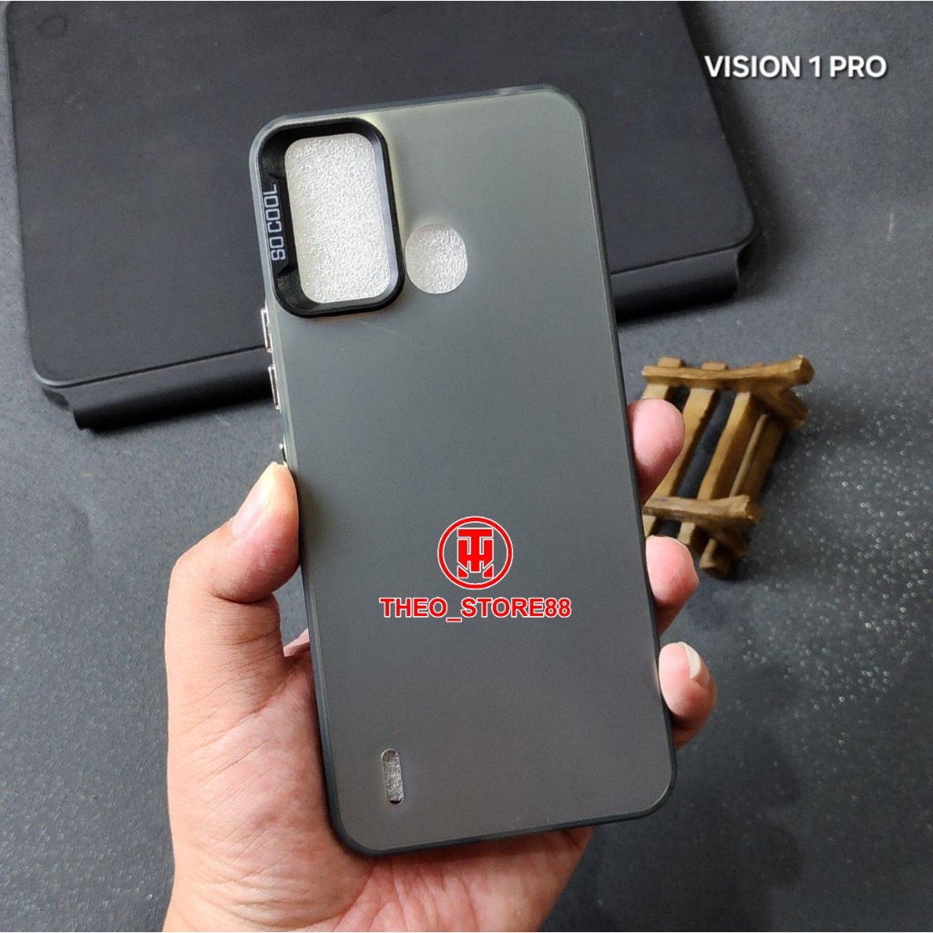 ITEL VISION 1 ITEL VISION 1 PLUS ITEL VISION 1 PRO CASE SOCOOL BLACK CASE IMD SOCOOL  PLATE HOLOGRAM