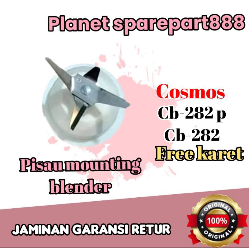 Pisau mounting blender cosmos CCB-282 P / CB-282 + Free karet blender