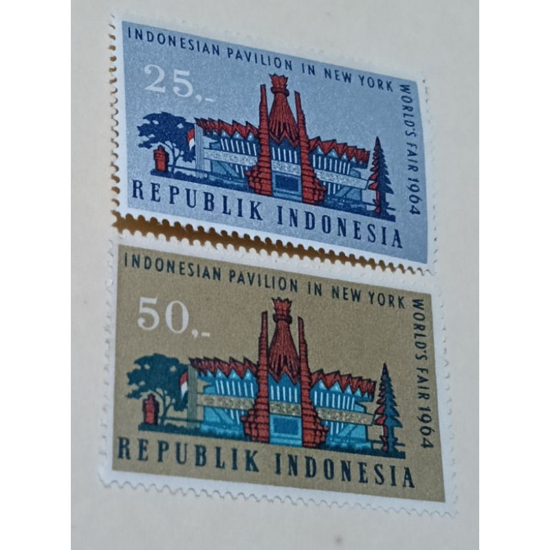 

Prangko Lawas Indonesia Set Komplit Pekan Raya New York THN 1964