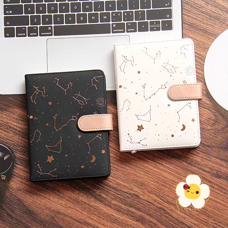 

Starry Sky Planner 2025 Yearly&weekly planner 288 Pages A6 size notebook/journal/diary PU Leather soft cover Stationery