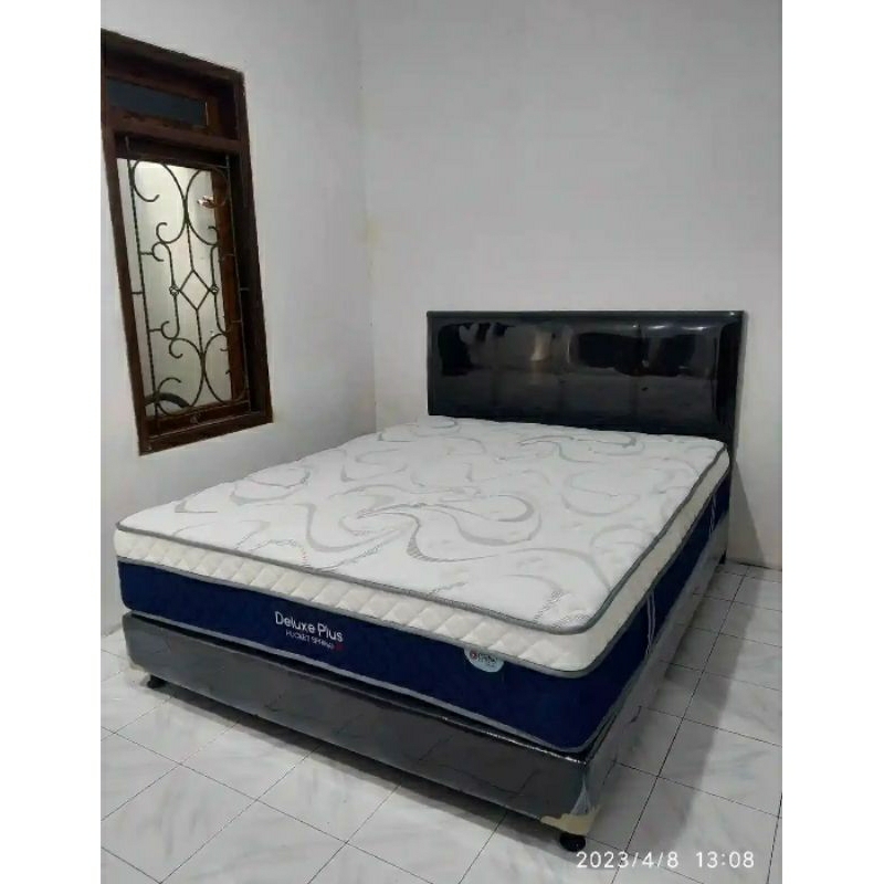 Set Dipan Springbed Central Pocket Deluxe Plus