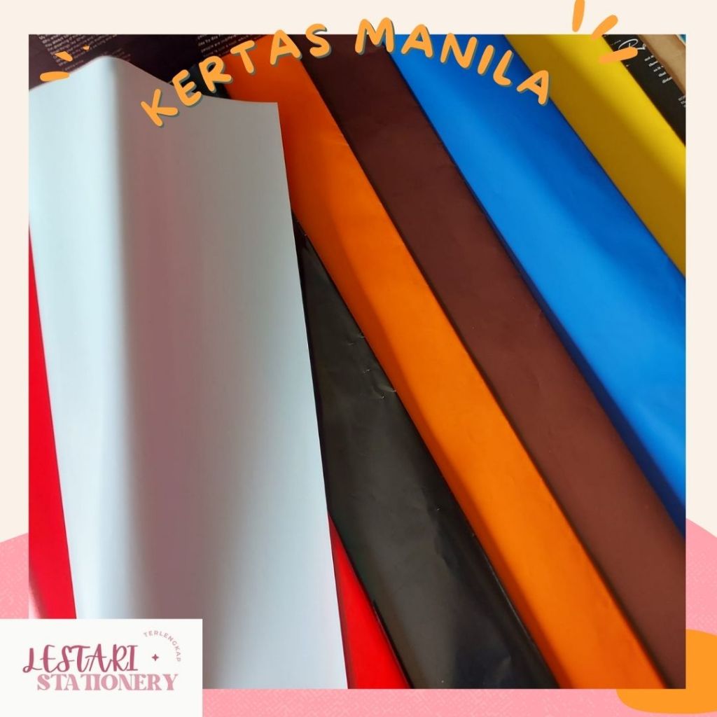 

( per 20 lembar) Kertas Manila | Kertas Kado Polos Kiky | Kertas Manggis Kiky | Kertas Kado Warna-warni Kiky | Lestari Stationery