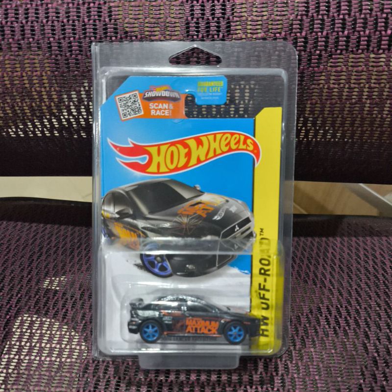 Hot Wheels Mitsubishi Lancer Evolution X THS Ban Karet Super Treasure US CARD