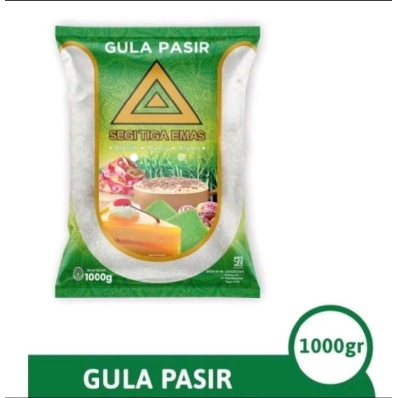 

Gula Pasir Segitiga Emas 500gr ( 2 pcs )