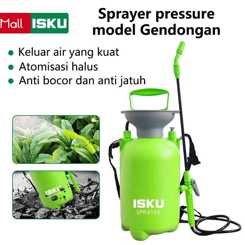 ISKU Pressure Sprayer Multi Fungsi 5L Alat Semprot Tanaman 5 Liter/Semprotan Multi Fungsi Penyemprot