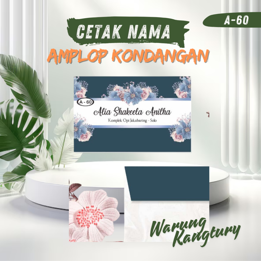 

Amplop kondangan custom nama dan alamat Motif falah A-60