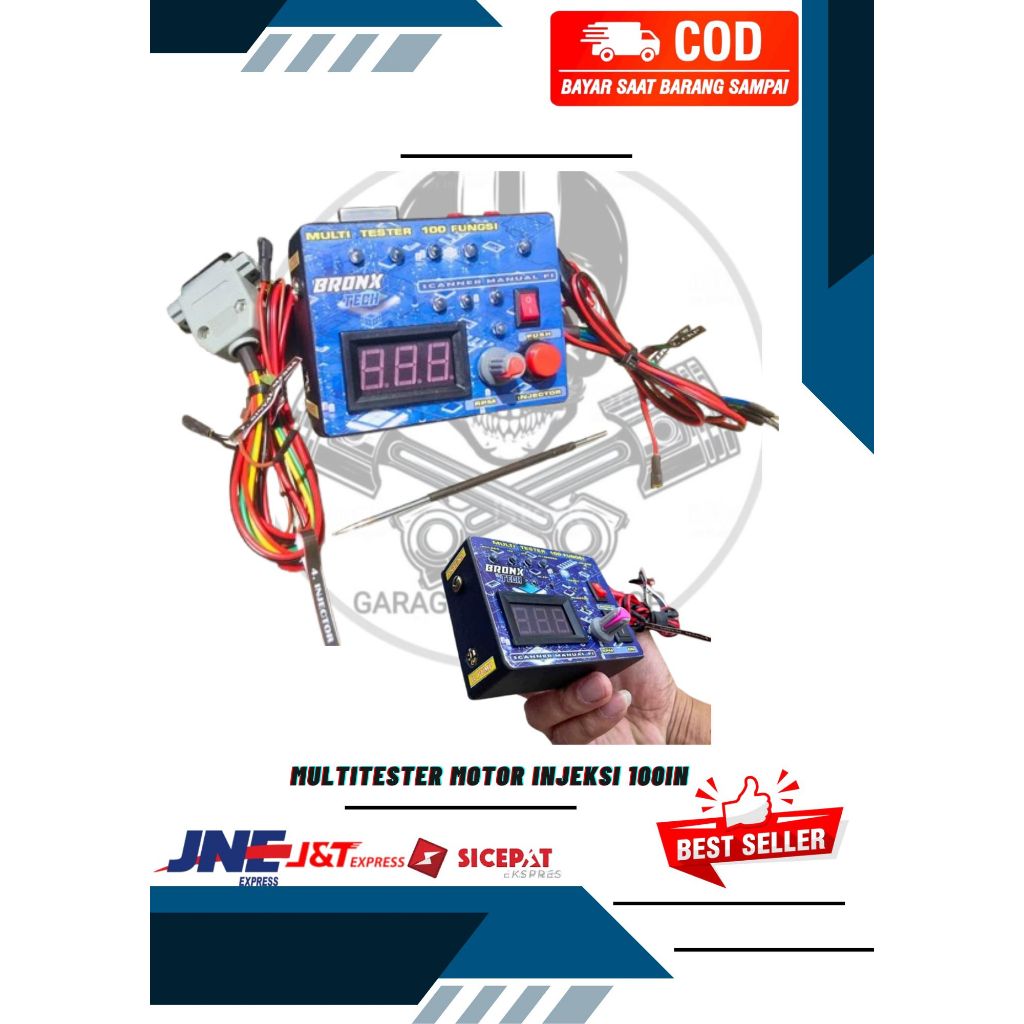 Multitester INJEKSI 100 FUNGSI | Tester injector | Scanner Manual FI