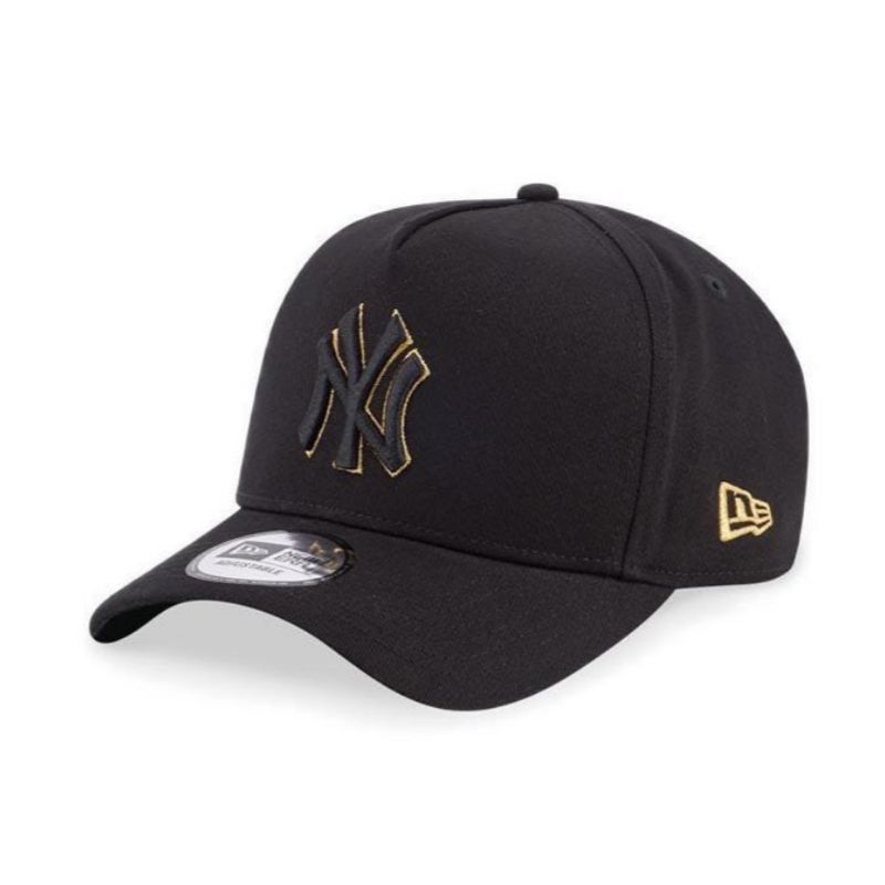 Topi New Era Cap New York Yankees Gold Outline Type K Frame 9Forty Adjustable Original