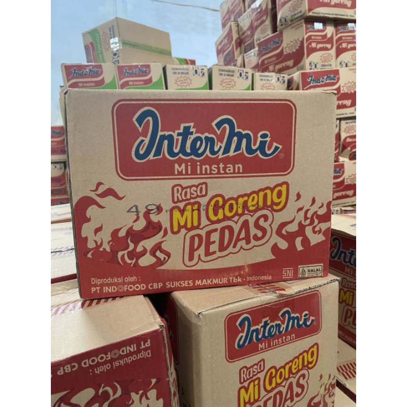 

(1 dus isi 40 pcs) INTERMIE GORENG RASA PEDAS 60g