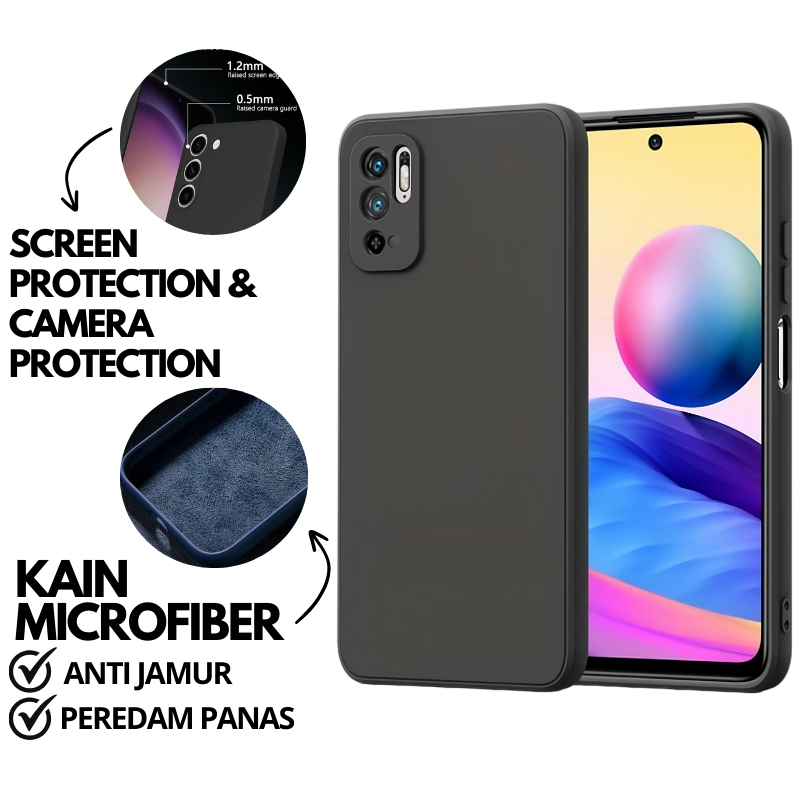 Case POCO M3 PRO 5G XIAOMI REDMI NOTE 10 5G Casing Softcase Silikon LIQUID original