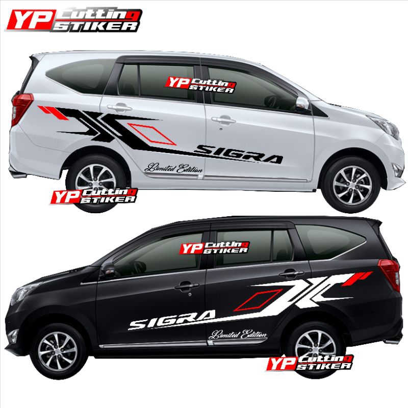 sticker terbaru mobil sigra sticker mobil sigra limited edition