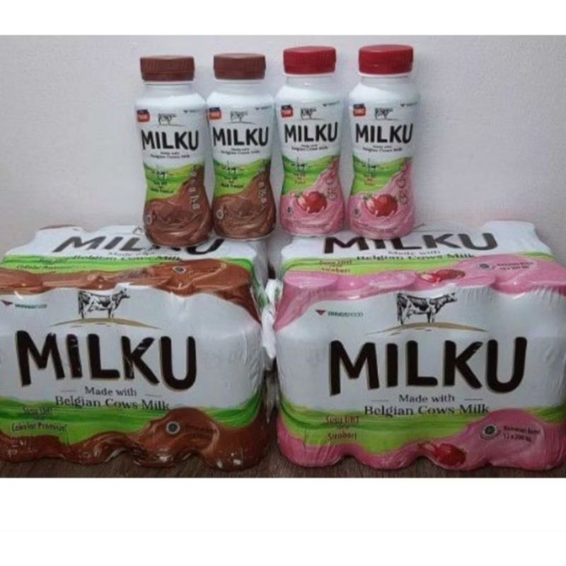 

MILKU susu Uht ukuran 200ml 1 dus isi 12 pcs