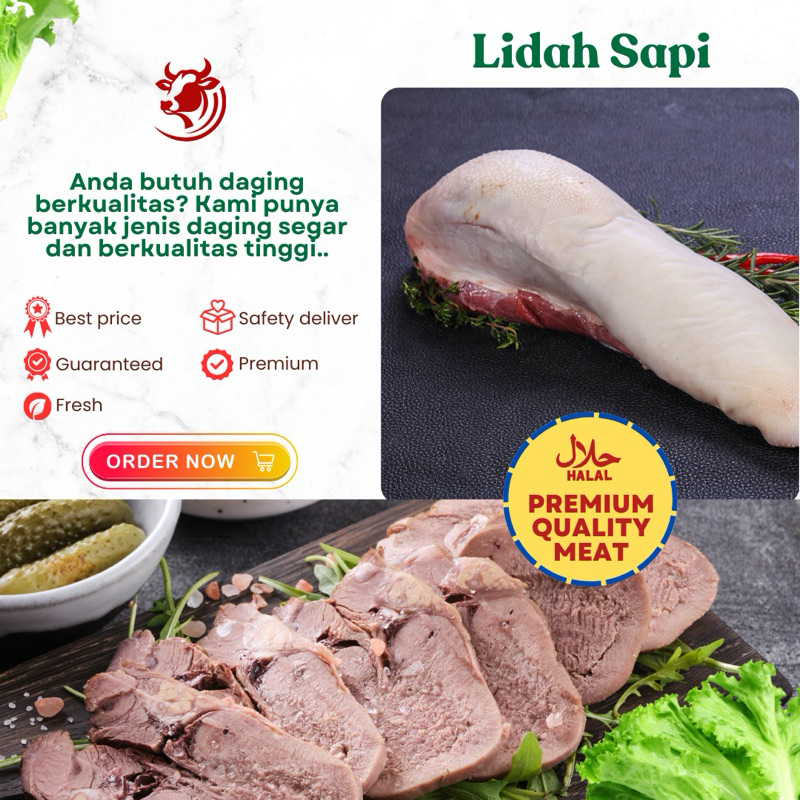 

Lidah Sapi Lokal SUPER per Kilo