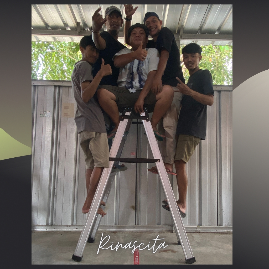 TANGGA LIPAT BAJA RINGAN CARBON STEEL-UKURAN 2M / 1,75M / 1,5M / 1M TAHAN BEBAN 400 KG BUKAN TANGGA 