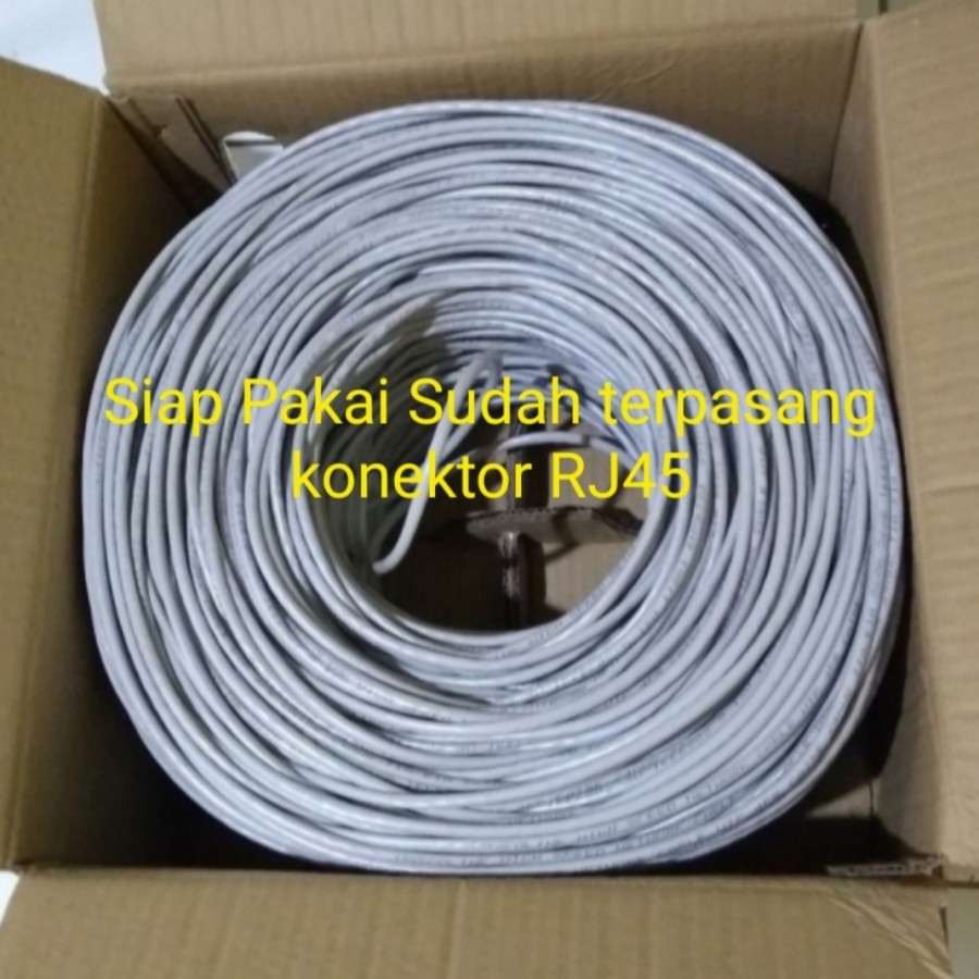 kabel lan utp cat 6 | kabel lan indoor utp cat6 | utp cat 6 - spectra meteran