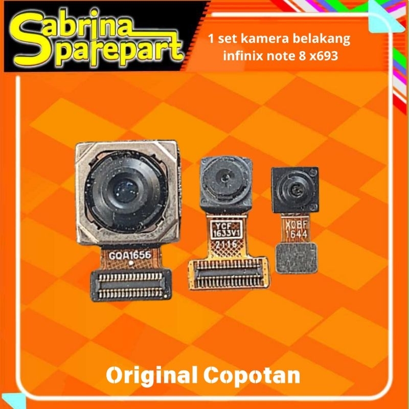 kamera Belakang infinix Note 8 X692 Original Copotan