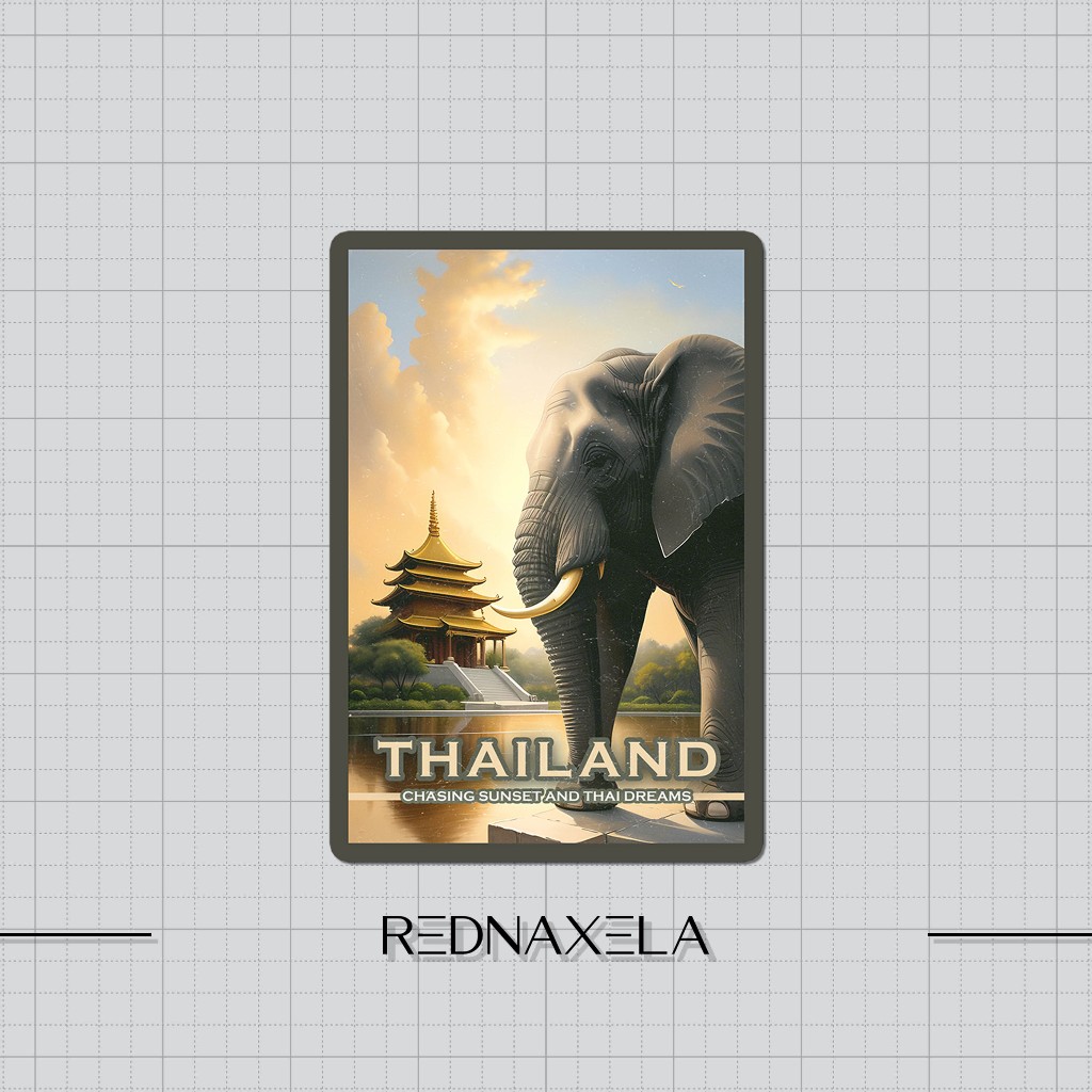 

Stiker Vinyl Country Thailand 2 Stiker Koper Outdoor Travel Sticker