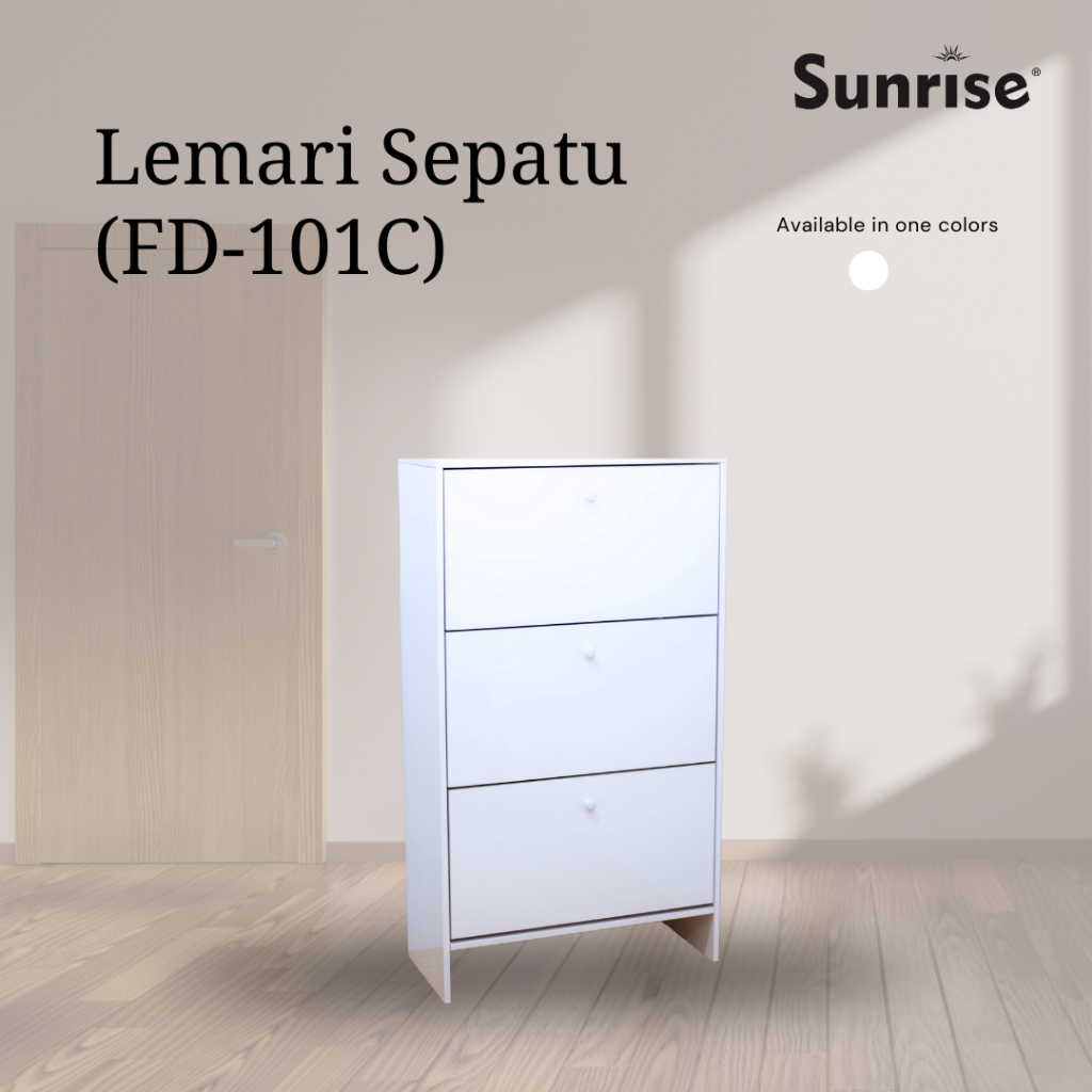 Sunrise Lemari Sepatu 3 Susun UPVC
