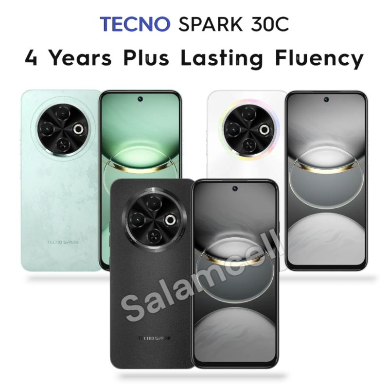 Tecno SPARK 30c NFC Ram 6+6/128GB Double Speaker Camera 50mp Hp Murah Baterai 5.000mAh Original Gara