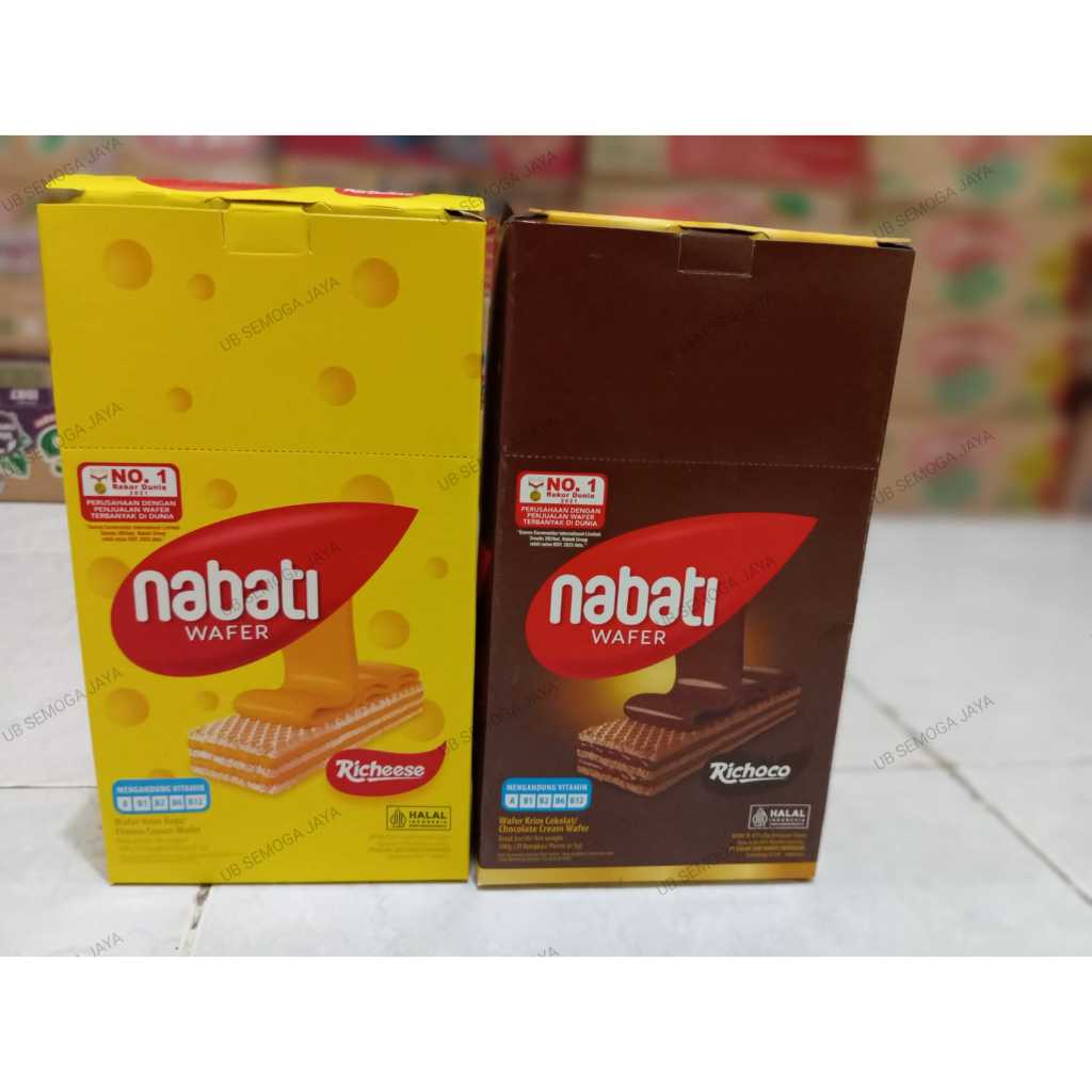 

Nabati Wafer 120 gr (20 pcs x 6 gr) 1pak - wafer nabati