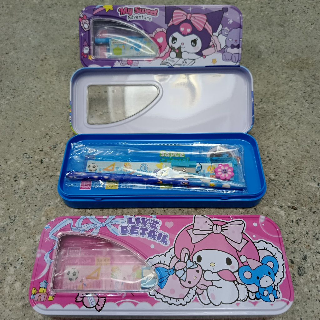 

Tepak / Tempat Pensil Kaleng + isi B-728